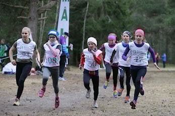 KM terrengløp og friidrettsaktivitet på Ørin 22.4.